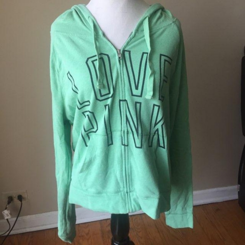 Pink Zippered Hoodie/Sweatshirt